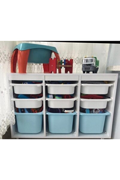 OYUNCAK DOLABI Beyaz Çok Amaçlı Dolap Mdflam Ceylin 4