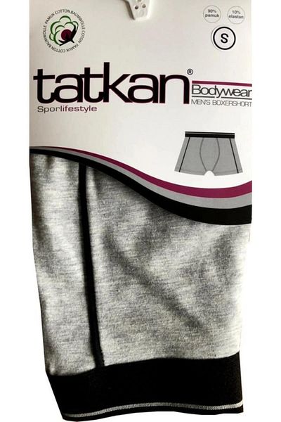 tatkan Ανδρικά χτενισμένα βαμβακερά μπόξερ - 9 τεμάχια