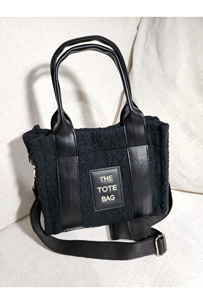NATİ LİNE Kadın The Tote Bag Peluş Kol Ve Omuz Yumuşacık Çanta. Hediye Uygun....