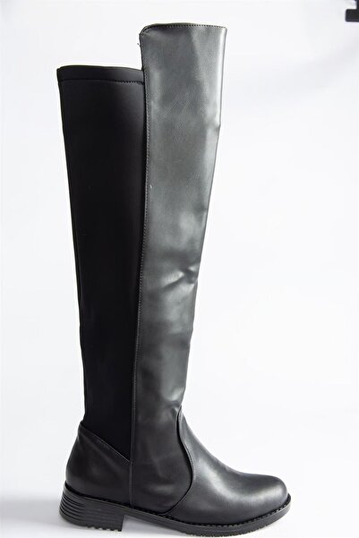 Fox Shoes Černé dámské boty z umělé kůže J726533209