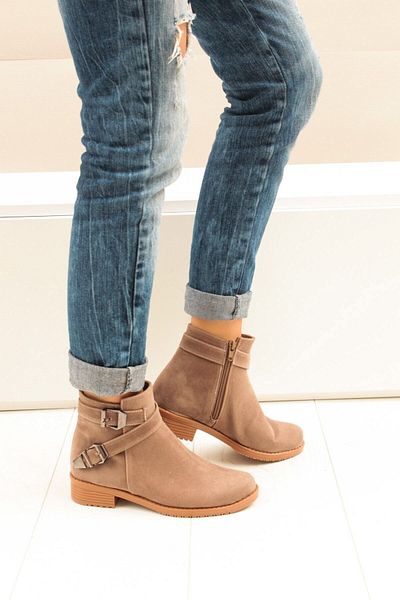 Fox Shoes Γυναικείες Μπότες Mink A726193402