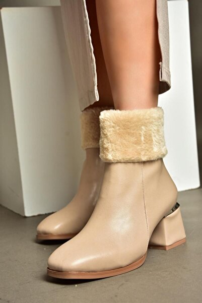 Fox Shoes R241049109 Γυναικείες μπότες με χοντρό δέρμα