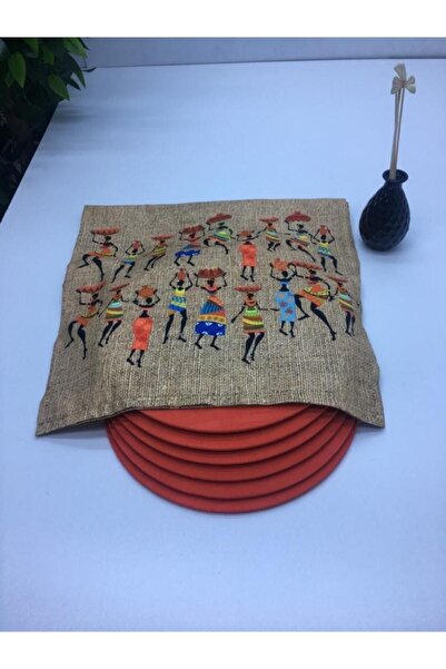 Özlü Hediyelik Eşya مجموعة مفارش أطباق Runner and His World Goods مكونة من 6 ...