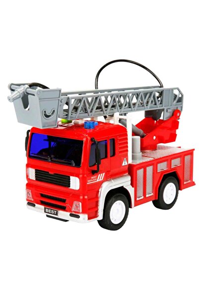 Maxx Wheels Sesli Ve Işıklı Su Fışkırtan Itfaiye Aracı 20 Cm. - Merdiven