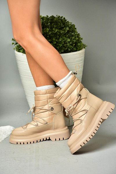 Fox Shoes R312102404 Γυναικείες Μπότες Skin Parachute Fabric