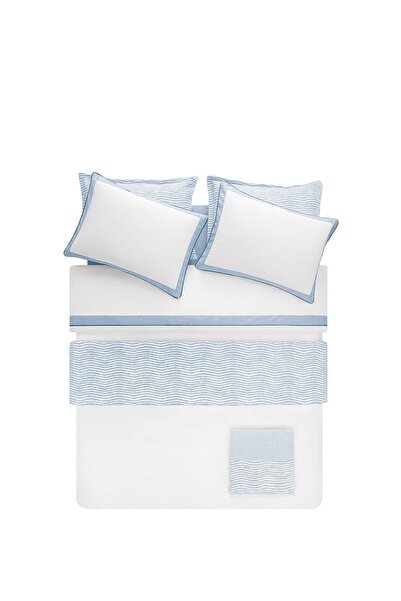 Puffy Mazie Çift Kişilik Eternal Çeyiz Seti - Mavi