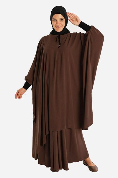 gülmedine Αφγανικό Σετ από Μεταξωτό Ύφασμα - Hijab Sheet και Cilbab