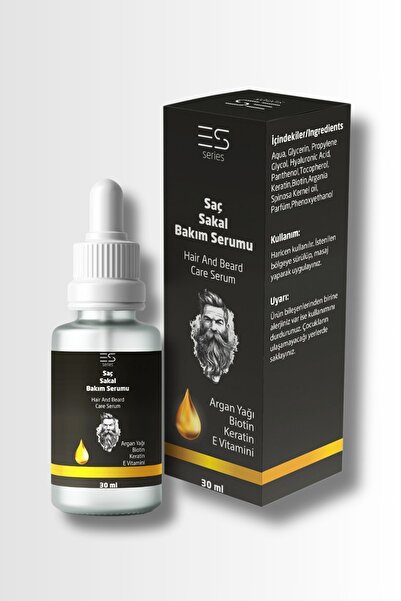 Es Series مصل العناية المغذي المنعش للشعر واللحية