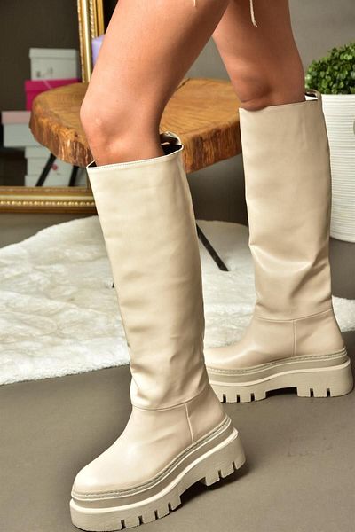 Fox Shoes R726947009 Γυναικείες μπότες με χοντρή σόλα