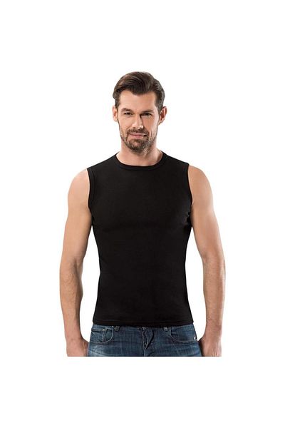 Anıt 1108 Ribana Men's Striped Sleeve Crew Neck Undershirt Colorful - 1 Piece