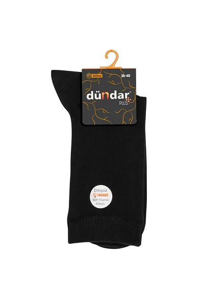 Dündar Women's Modal Plus Seamless Cushion Socks 5725 - 12 Pieces