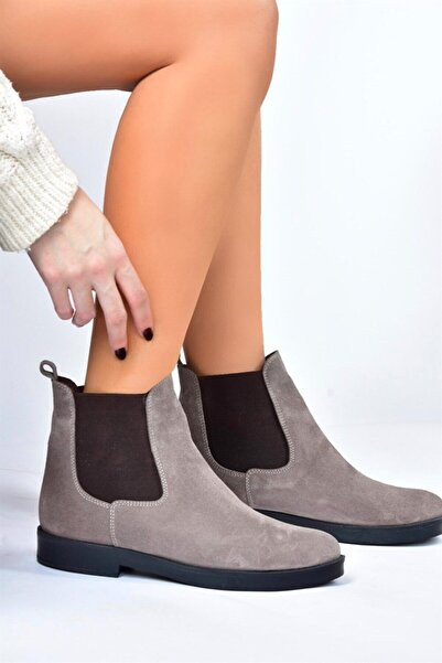 Fox Shoes Γυναικείες Μπότες Mink Suede L6671968602