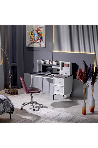 Tutku Yatak Tutku Home Zarif Çalışma Masası+kitaplık