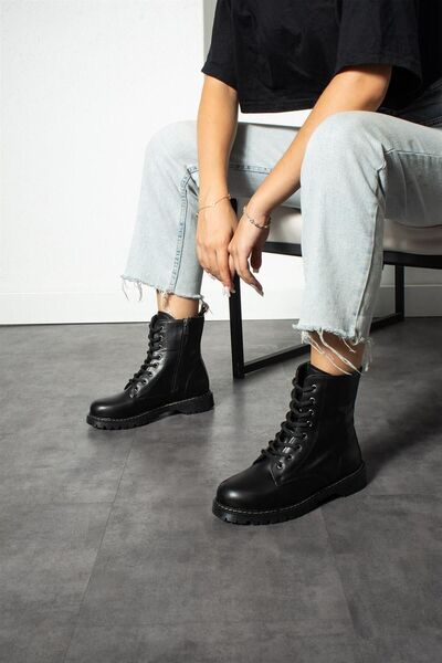 Fox Shoes R288736209 Чорні жіночі поштові черевики