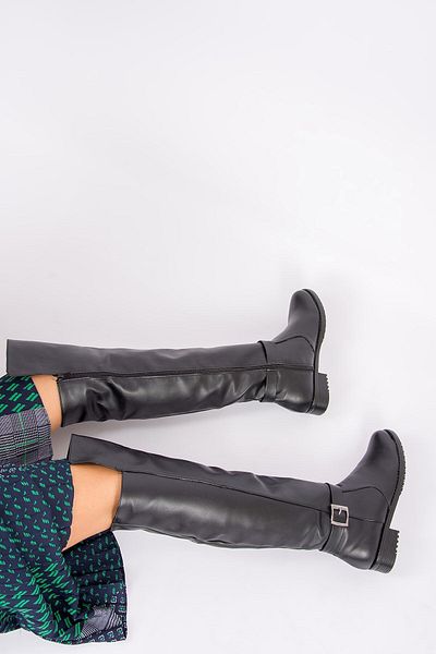 Fox Shoes Schwarze Damenstiefel E726561809