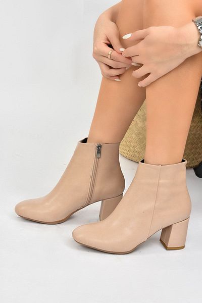 Fox Shoes Δερμάτινες Γυναικείες Μπότες L820011509