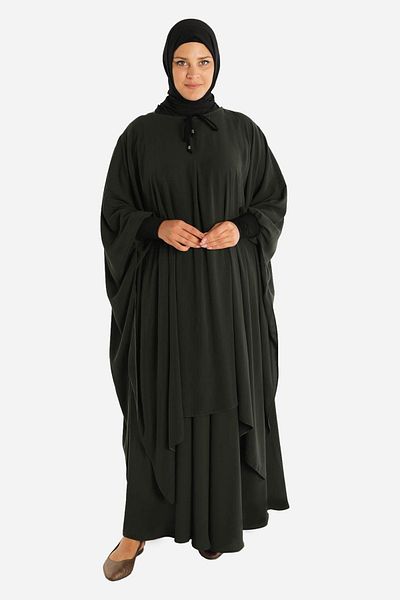 gülmedine Αφγανικό Σετ από Μεταξωτό Ύφασμα - Hijab Sheet και Cilbab