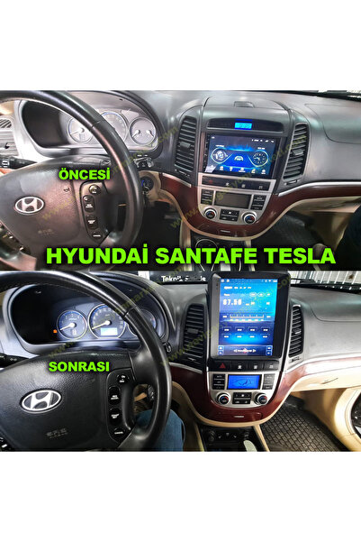 NAVMİNA Hyundai Santafe 2007-2011 Uyumlu 9.7 Inç Tesla 4-64 Gb Multimedya