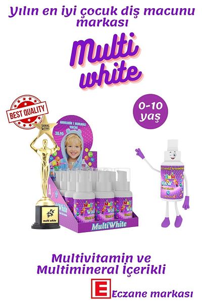 Multi White Strawberry Toothpaste 50 ml