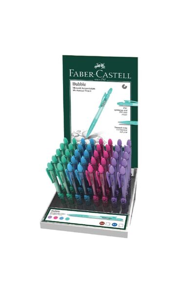 Faber Castell Faber-Castell Bubble Pencil Versatil Pen 40 Piece Stand 5084532740