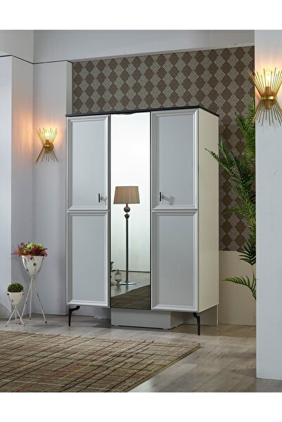 Tutku Yatak Zarif Gardrop Gri