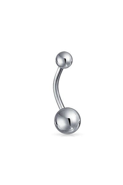 AyçaSilver Titanyum Sade Göbek Piercing