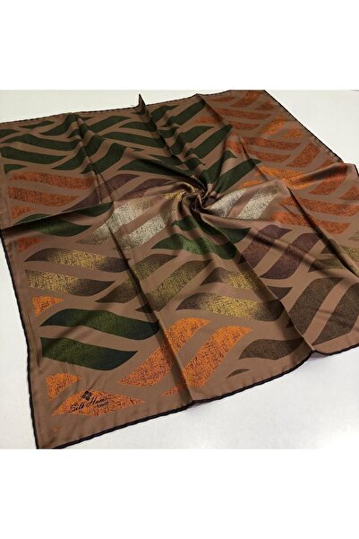 SİLKHOMEE Twill Poliester Sa deznom šal 30041-04