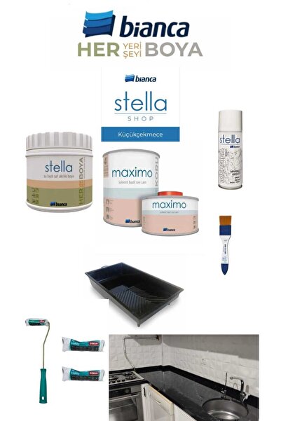 Bianca Stella Su Bazlı Akrilik Boya Tezgah Boyama Seti