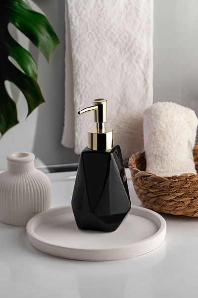 Porsima 3203 Model Porcelain Liquid Soap Dispenser - Πάγκος Μπάνιου και Νεροχύτη Κουζίνας Σαπουνιού - 250 cc
