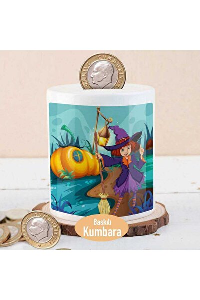 cnpromosyon Balkabaktan Evli Cadı Para Birikim Kumbarası-1308-25410