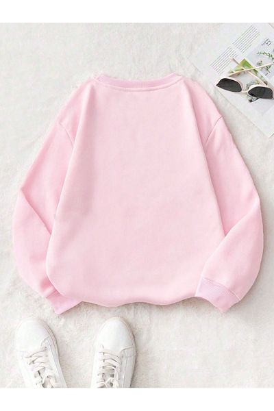 Mad&Calf Dirty Martini Printed Oversize Γυναικείο Φούτερ - Fleece