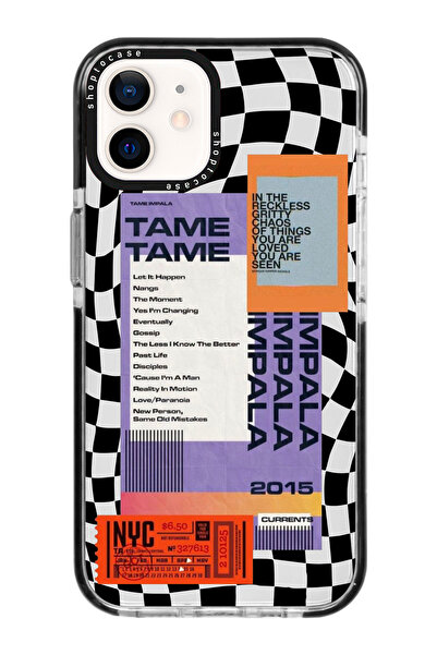 shoptocase Iphone 12 Uyumlu Impact Dama Tame Tasarımlı Telefon Kılıfı