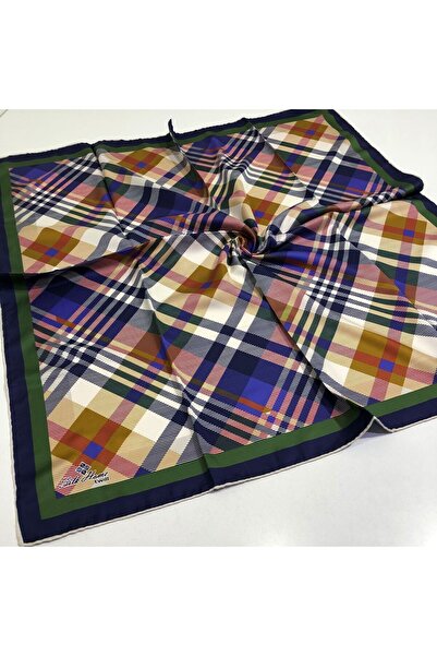 SİLKHOMEE سيلك هوم وشاح من البوليستر بتصميم من نسيج التويل 30039-03