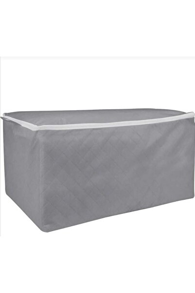 AYHOME 4 Adet Büyük Boy Gri Renk Baza Altı Hurç Yorgan Hurcu Mega Boy Hurç 100 X 50 X 50 Cm Ebatında