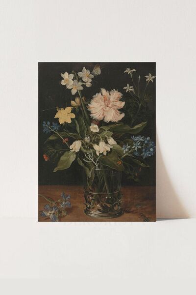 HOME DEKORİSTA Vintage Çiçek Poster, Galeri Duvarı, Sanatsal Baskı