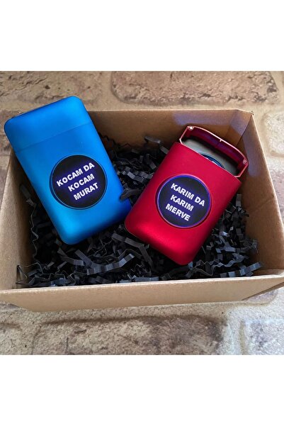 sihirlihediyem Kocam Da Kocam Elektronik Çakmaklı Sigara Kutusu Seti 2li