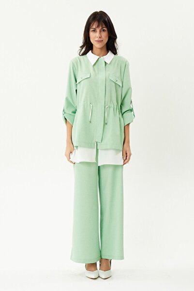 Jupe طقم كتان - قميص مفصل