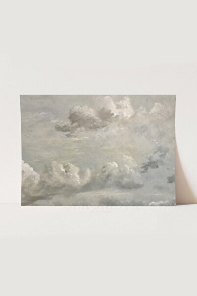 HOME DEKORİSTA Vintage Poster, Galeri Duvarı, Sanatsal Baskı, Bulut Poster, M...