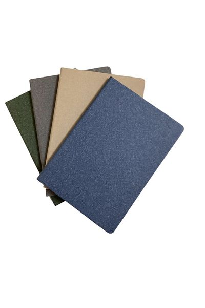 Arwey Acar Natura Hard Cover - Striped Dark Blue Deal Book, 15*21 Cm, 224 Pages