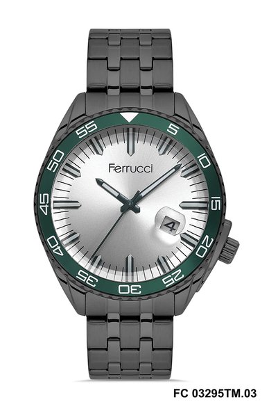 Ferrucci ساعة يد رجالية FC 0424 03295TM.3 640092   - تصميم أنيق وعملي