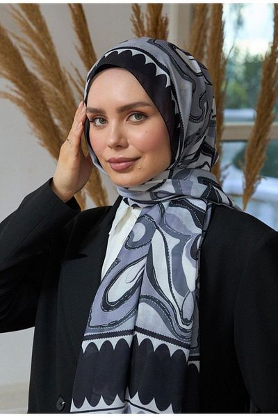 FRESCO SCARFS SOFT Silk Han Cotton Viscose Hijab Shawl