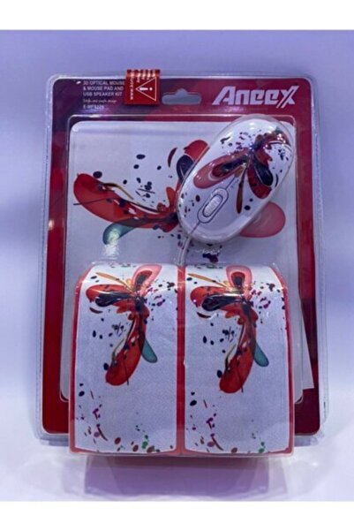 ANEEX Mause Mause Pad Ve Hoparlör Seti
