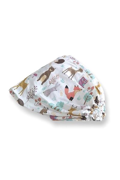 Bebek Özel Nature Cute Animal Patterned Baby and Kids Bedsheet - 100% Cotton, Elastic, 100x160