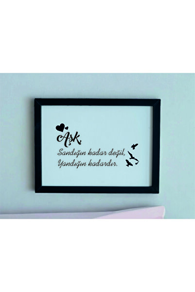 wooden gift design Kahve Köşesi Motto Panoları Model 6