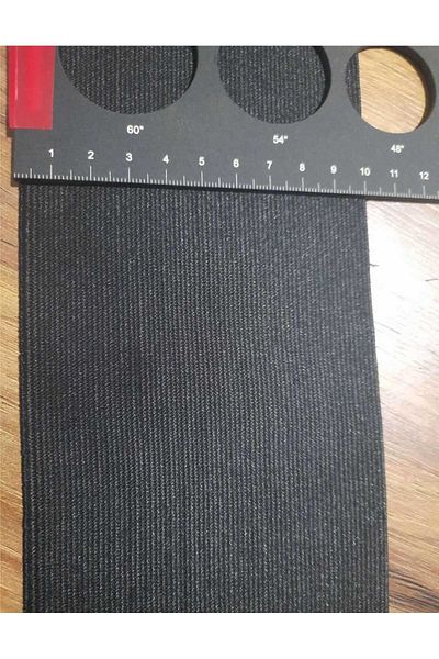 Beyna Black 10 cm Waist, Leg and Leg Elastic 1 Package 2 Meters