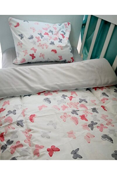 Bebek Özel 100% Cotton Baby/Child 70X120 Park Crib Pillow Sheet Quilt Pink Bu...