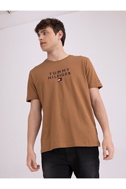 Tommy Hilfiger - Logolu erkek tişörtü