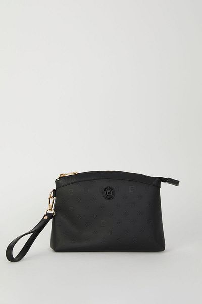 Pierre Cardin Neue Damen-Clutch und Clutch mit schwarzem Aufdruck 05PO22Y1547