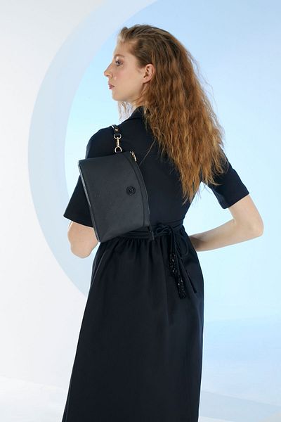 Pierre Cardin Neue Damen-Clutch und Clutch mit schwarzem Aufdruck 05PO22Y1547
