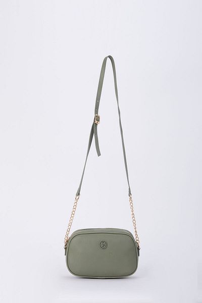 Pierre Cardin Green Print Women's Shoulder Bag 05Po22Y1543